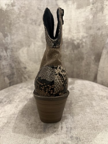 Blowfish Lolly vegane Schlangenlederstiefel braun Malibu Stiefelette Damen 10 Western - Bild 8 von 17