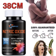 Nitric Oxide & Circulation Booster | L-Arginine, L-Citrulline | Extra Strength