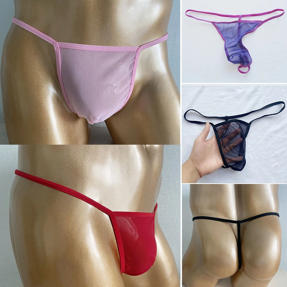Perizoma Sottile Perizoma Mutandine Sexy Da Uomo Intimo Slip