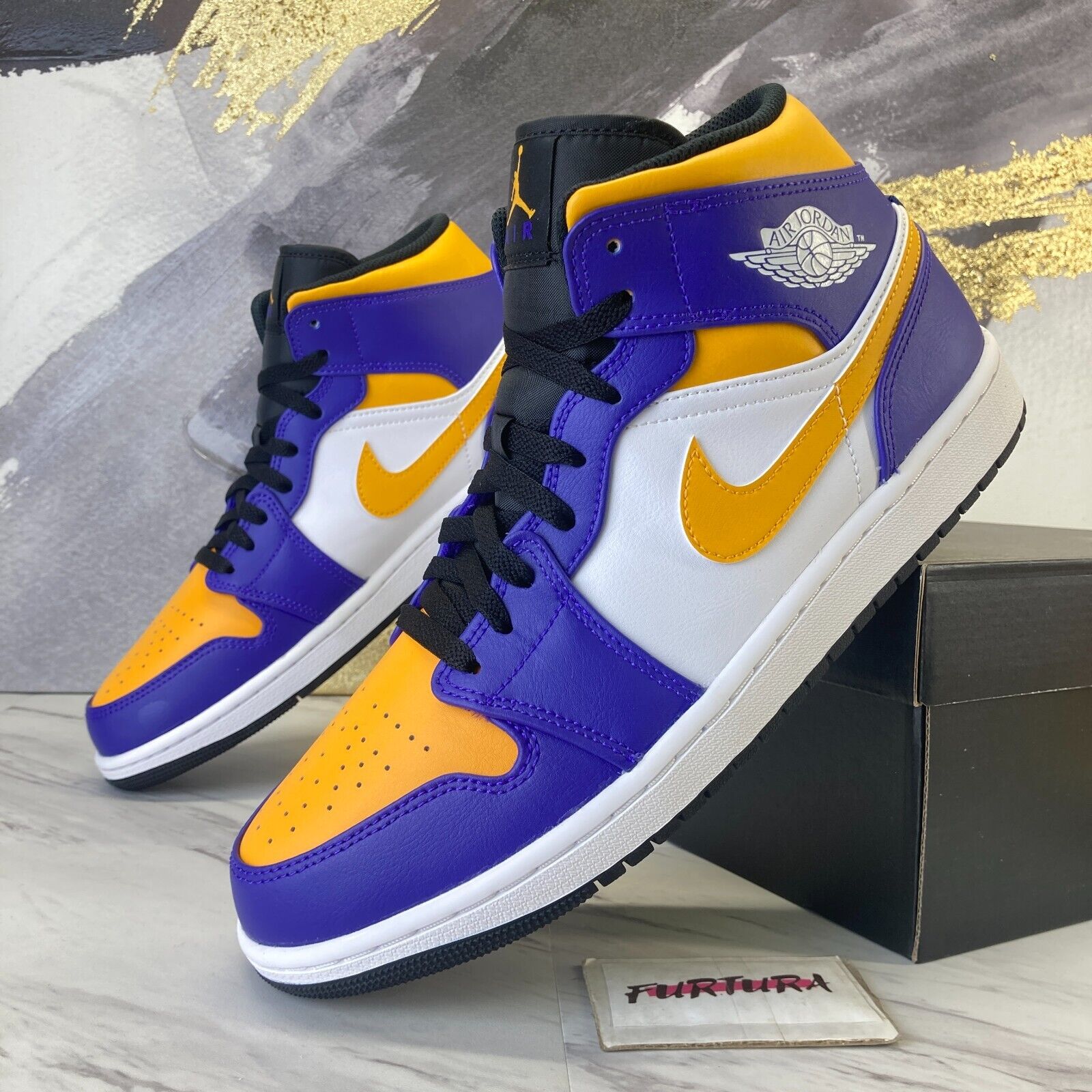 Air Jordan 1 Mid Lakers Purple DQ8426-517