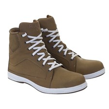 Route One Leroy High-Top Waterproof Motorcycle Leather Boots Brown