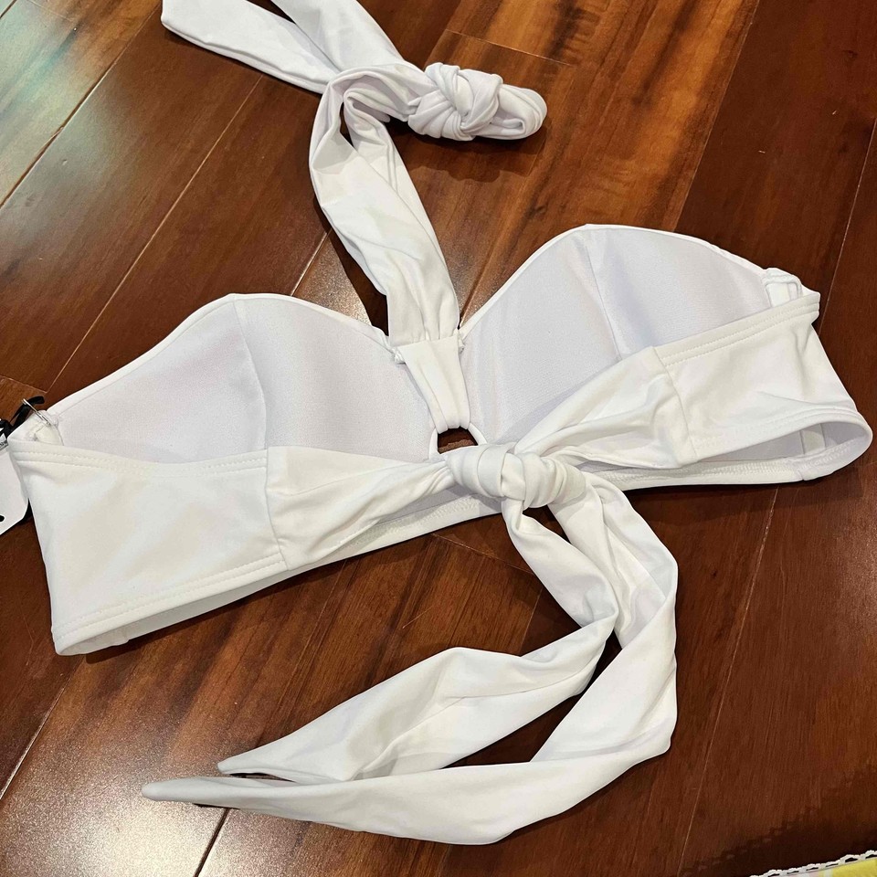 New NWT Unique Vintage Two Piece Swimsuit Bikini High Waist Lemon Fruit