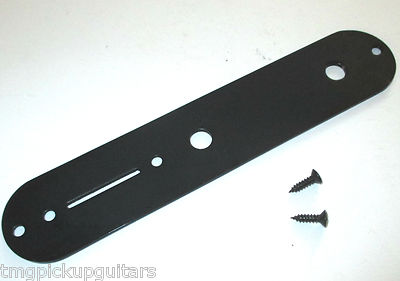 Standard control plate Reglerplatte Tele Telecaster Telly schwarz Gitarrenbau US