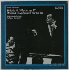 WOLFGANG SAWALLISCH SCHUMANN SYMPHONY NO.3 ETERNA STEREO 826908 NM