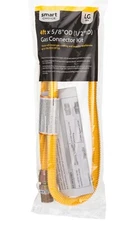 Smart Choice 4ft x 5/8" OD (1/2"ID) Gas Connector Kit  4FT58DLG