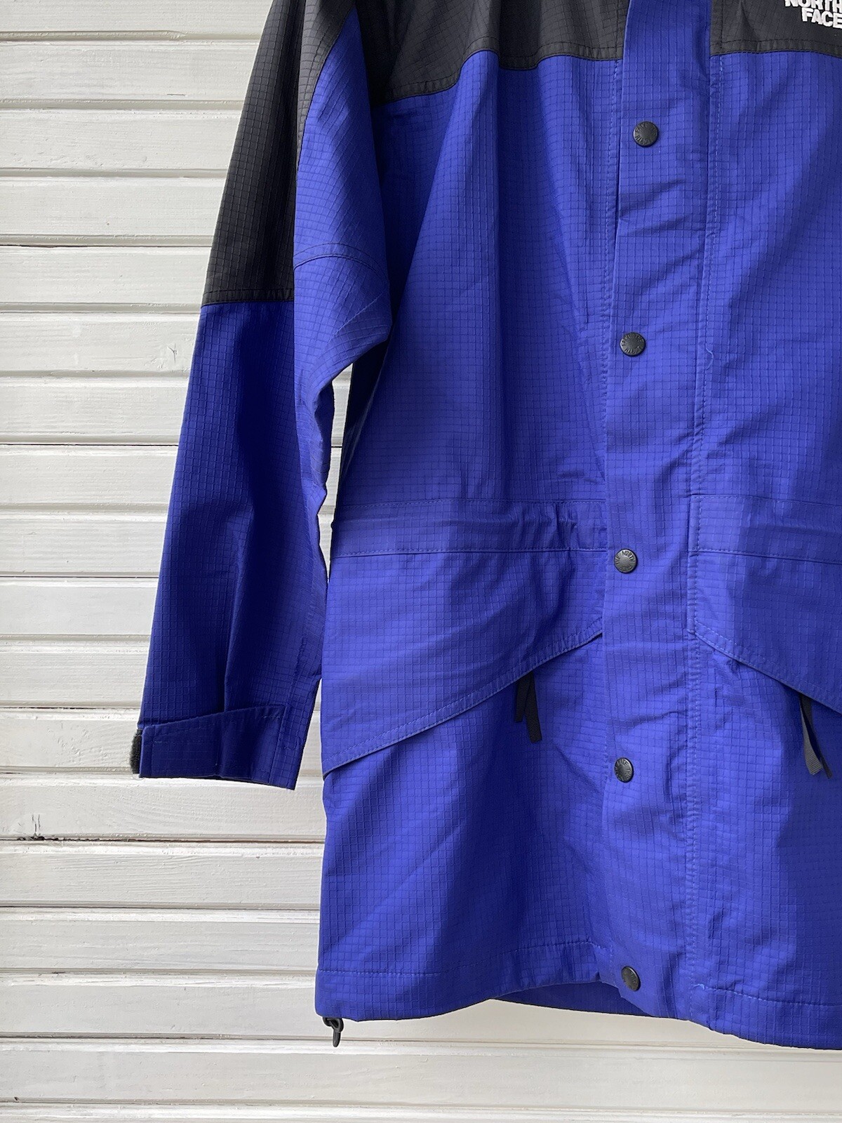 ARC'TERYX Giacca parka uomo vintage anni 90 The North Face Gore Tex montagna blu chiaro taglia S