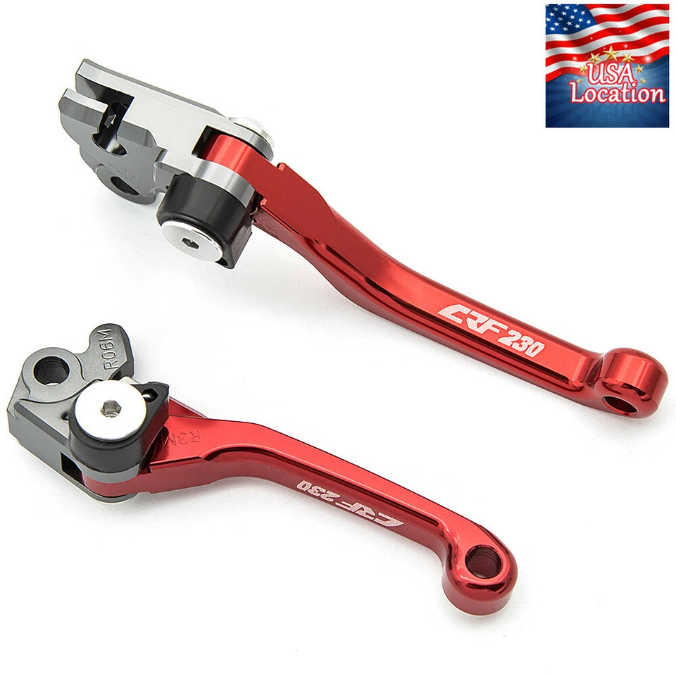 For Honda CRF230F 2003 2004-2019 2020 2015 CNC Brake Clutch Levers Logo Grips - Изображение 3 из 4