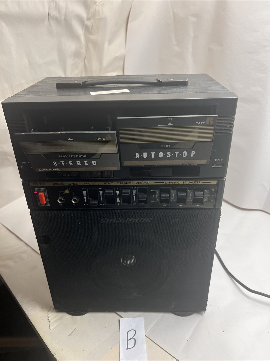 Karaoké Vintage Casio Song Star S-1 - Radio / Lecteur Cassette (Fonctionnel)