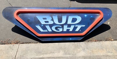 Vintage 1980s Budweiser Bud Light Star Wars Lighted Beer Sign