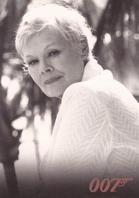 James Bond In Motion - BA20 ''Judy Dench as M'' Bond Allies Chase Card