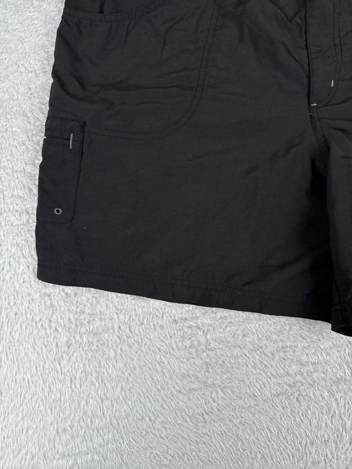 Colubmia Shorts Womens Large Black Cargo Nylon Belted Hiking Walking Camp 34x6 - Image 3 of 4