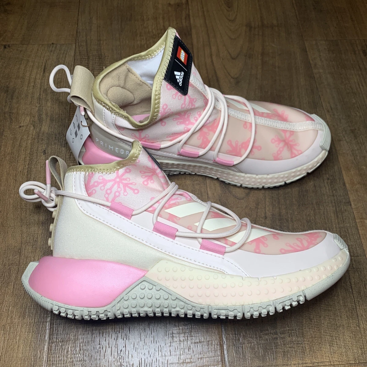 ADIDAS LEGO SPORT MID K SHOES PINK FZ5505 US Size 4.5 UK 4 NEW