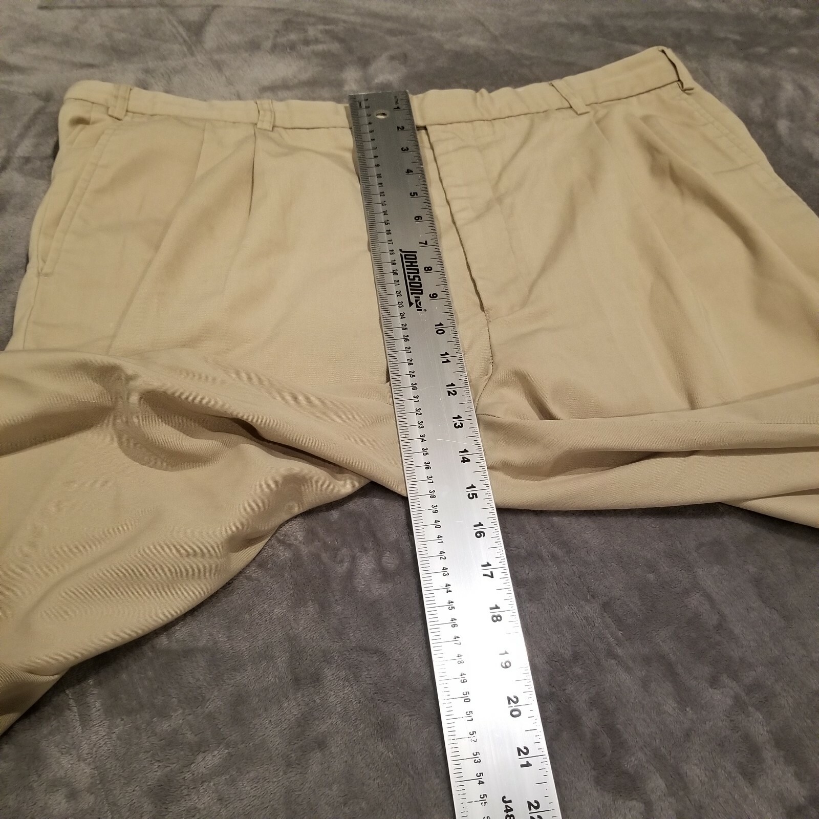 Kirkland Signature Men's Pleated Chino Pants Straight… Gem