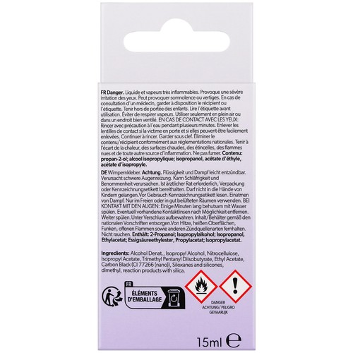 Salon System Semi-Permanent Individual Eyelash Adhesive Black Lash Glue 15ml - Picture 3 of 3