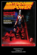 Nintendo Power Volume 2 1980s Castlevania II 2 Simon's Quest 11x17 24x36 Poster