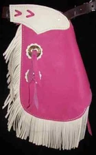 Custom Made Leather Kid's Chinks/Pink Kid's Chaps/Made in USA