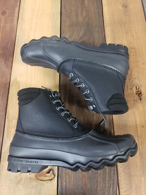 Sperry Top-Sider Seasonal Avenue Duck Rain Boot Black Men\'s Size 12 Amazon.com | Sperry Top-Sider Men main image 4