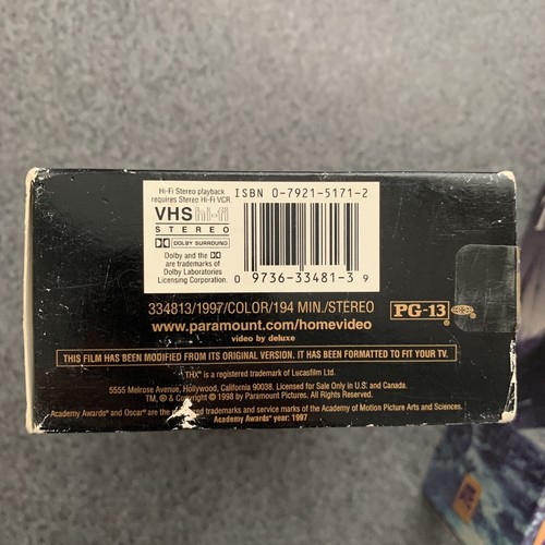 A&E 1994 Titanic Documentary VHS & Titanic Movie 2 VHS Set DiCaprio Winslet - Picture 9 of 12