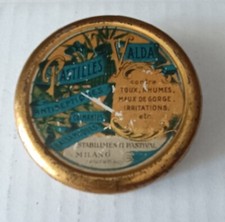 Scatola di Latta Vintage Pastiglie Valda da collezione Anni 20