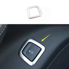 Back Door 2020-2024 Tailgate Switch Cover Trim Silver Steel For Cadillac CT5