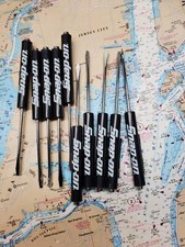 SNAP-ON TOOL POCKET SCREWDRIVER, 10 PACK, BLACK, BRAND NEW MAGNETIC END
