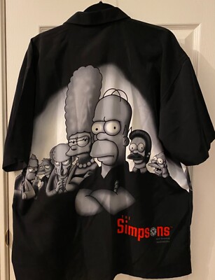 The Simpsons - The Sopranos Parody Button Down S/S Shirt