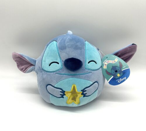 Squishmallow Kellytoy Plush Disney 8" Stitch with Star Fall 2024 NWT New - Picture 1 of 2
