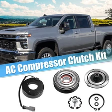 AC Compressor Clutch Kit for Chevrolet Silverado 2500HD 2002-2013  8 CYL 6.6L