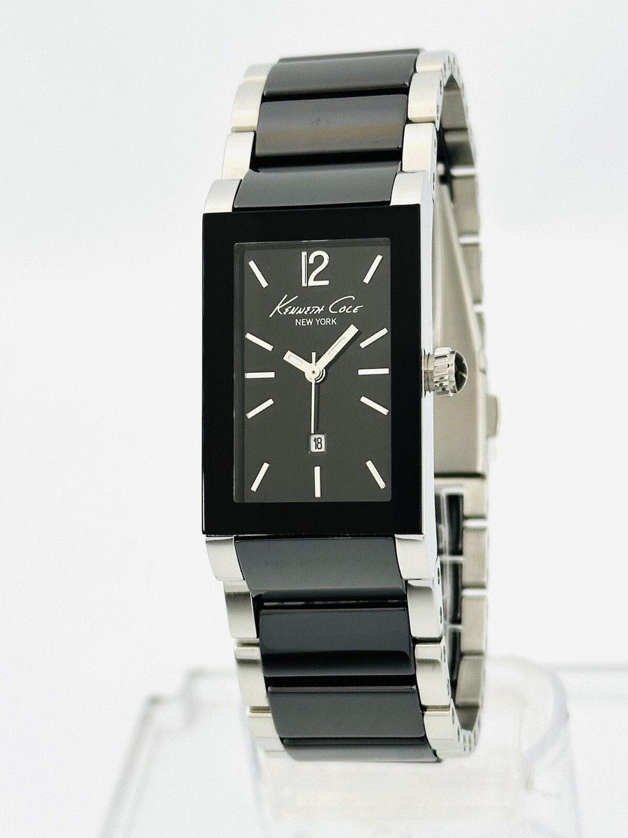 KENNETH COLE LADIE\'S 2 TONES BLACK CERAMIC WATCH KC4740 Kenneth Cole Women main image 4