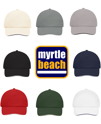 Myrtle Beach MB035 5 Panel Cap mit kontrastfarbigem Sandwich Caps to print