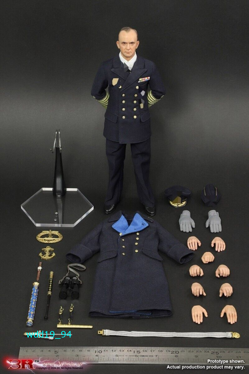 3R GM654 1/6th WWII German Navy Vice Admiral Karl Doenitz Action