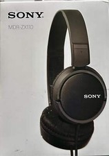 Sony ZX Series MDR-ZX110 Wired On-Ear Headphones Powerful Bass  Lightweight Des