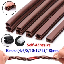 Draught Excluder Self Adhesive Silicon Rubber Door Window Seal Strip Roll Foam