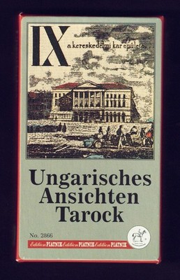 UNGARISCHES ANSICHTEN TAROCK : Piatnik : 1993 : Karten unbenutzt