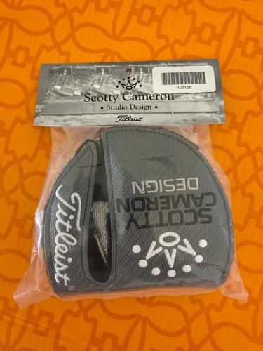 Scotty Cameron Gallery Gray Mid Round Mallet Putter LEFT HANDED Headcover NEW