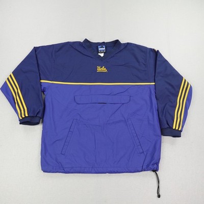 Vintage UCLA Bruins Jacket Mens XL NCAA Pullover Adidas Windbreaker Warmup 90s