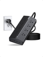 Power Strip, 20 in 1 with 20W USB C Fast Charging 16Ac  1USB C  3USB A Wider