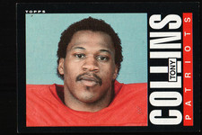 1985 Topps Football #322 - Tony Collins - New England Patriots  85-040