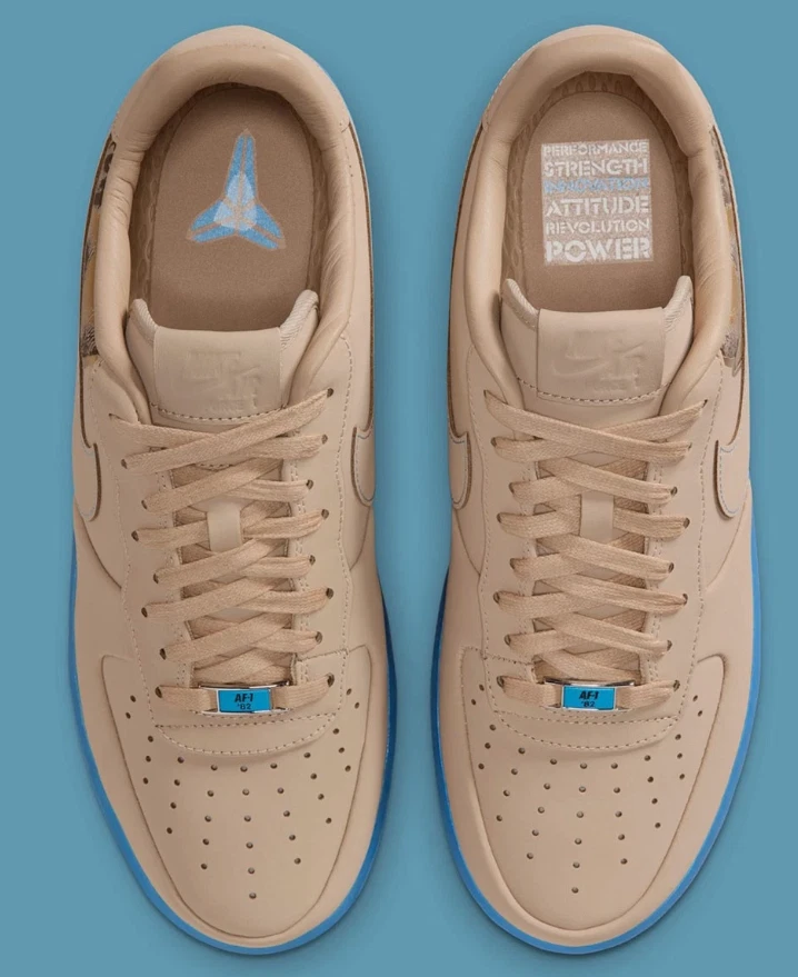 Nike Air Force 1 низкий Protro Коби Брайант льняной IH1018-200 льняной/университетский синий - Изображение 4 из 4