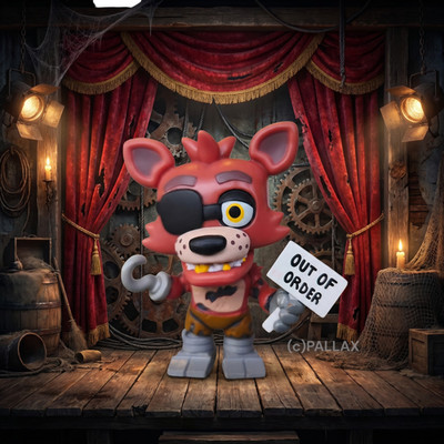 FUNKO MYSTERY MINI FIVE NIGHTS AT FREDDY`S  10 YEARS ANNIVERSARY - FOXY / 2024