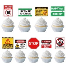 Inisajace Drivers License 16th Birthday Decorations for Boys, 16th Happy Bday...