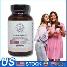 New Happy Mammoth Hormone Harmony Natural Hormonal Support for Women 72 Capsules
