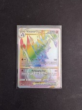 Pokemon Kleavor VSTAR Rainbow Hyper Rare Astral Radiance 196/189 Card