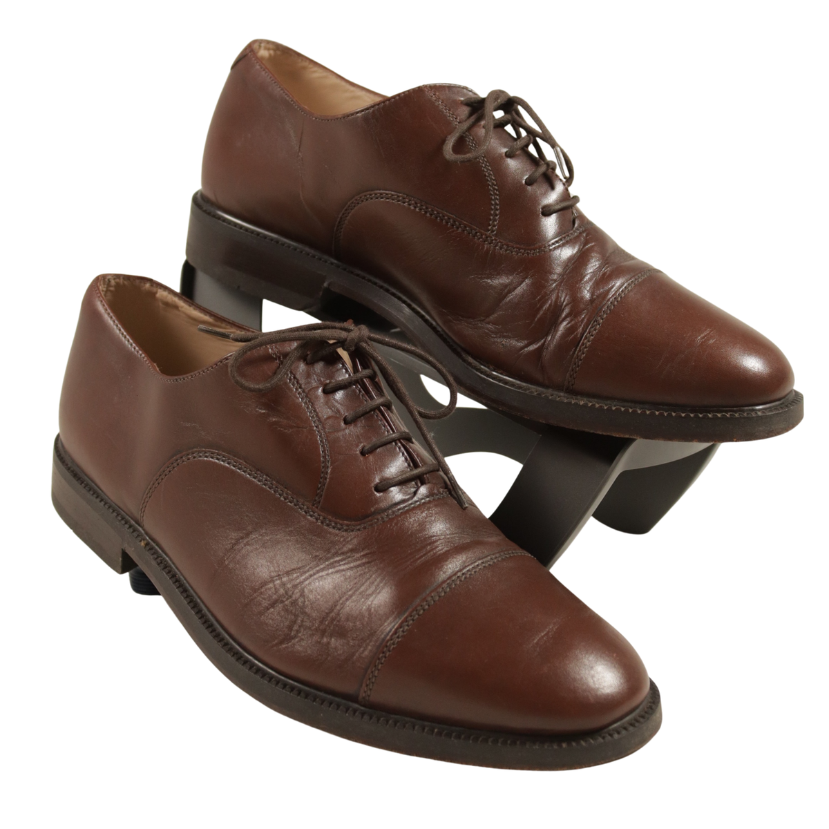 Oxford Shoes Wide Fit Mens Brown Shoes Vintage St Michael