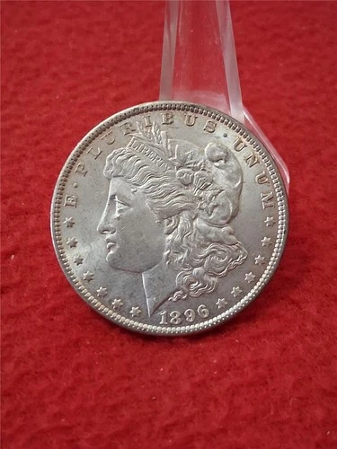 1896 MORGAN SILVER DOLLAR BU           TONED                            #MF-1707
