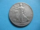 1945-P Walking Liberty US Silver Half Dollar F - VF r