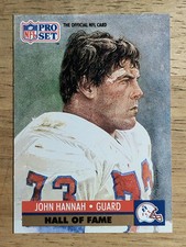 1991 Pro Set #28 John Hannah HOF