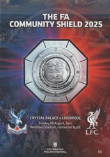* 2025 COMMUNITY SHIELD PROGRAMME - CRYSTAL PALACE v LIVERPOOL - IN STOCK NOW *