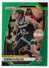 2024 Panini Prizm WNBA Green #8 Diamond DeShields Chicago Sky Tennessee