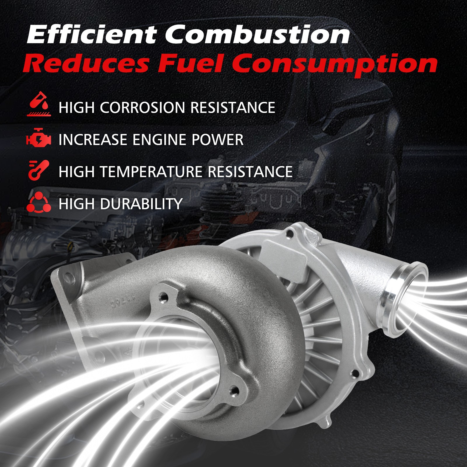 New Upgrade Turbo For 1994-1997 Powerstroke Diesel T444E Ford F-Series 7.3L TP38 thumbnail 4